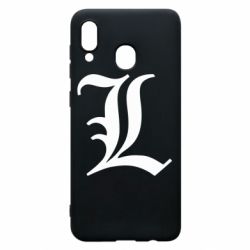 Чохол для Samsung A20 Death Note minimal logo - PrintSalon