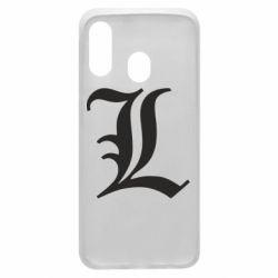 Чохол для Samsung A40 Death Note minimal logo - PrintSalon