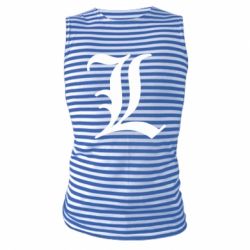 Майка-тільняшка Death Note minimal logo - PrintSalon