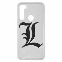 Чохол для Xiaomi Redmi Note 8 Death Note minimal logo - PrintSalon