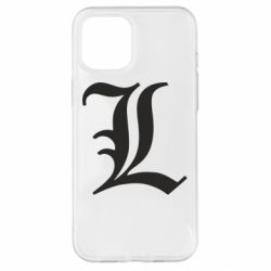 Чехол для iPhone 12 Pro Max Death Note minimal logo