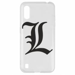 Чехол для Samsung A01/M01 Death Note minimal logo