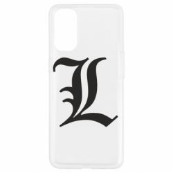 Чохол для Oppo Reno 4Death Note minimal logo - PrintSalon