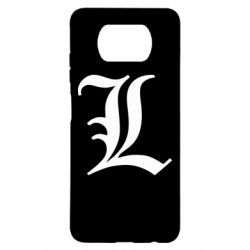 Чохол для Xiaomi Poco X3 Death Note minimal logo - PrintSalon