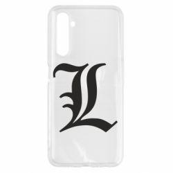 Чехол для Realme 6 Death Note minimal logo