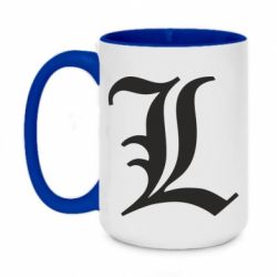 Чашка двокольорова велика Death Note minimal logo - PrintSalon