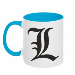 Чашка двокольорова Death Note minimal logo - PrintSalon
