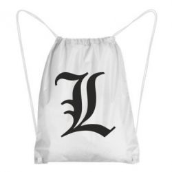 Рюкзак-мішок Death Note minimal logo - PrintSalon