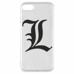 Чохол для iPhone 8 Death Note minimal logo