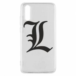 Чохол для Huawei P20 Death Note minimal logo - PrintSalon