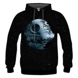 Чоловіче 3D худі Death Star - PrintSalon