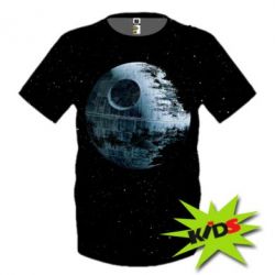Дитяча 3D футболка Death Star - PrintSalon