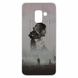 Чехол для Samsung A8 2018 death stranding art