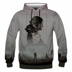 Чоловіче 3D худі death stranding art - PrintSalon