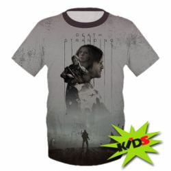 Дитяча 3D футболка death stranding art - PrintSalon