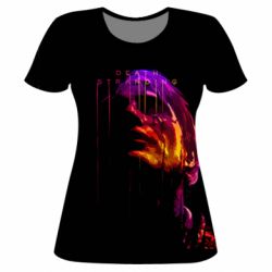 Женская футболка 3D Death stranding mads mikkelsen - PrintSalon