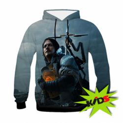 Дитяче 3D худі Death stranding Sam Porter Bridges - PrintSalon