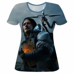 Жіноча 3D футболка Death stranding Sam Porter Bridges - PrintSalon