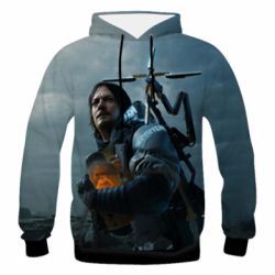 Чоловіче 3D худі Death stranding Sam Porter Bridges - PrintSalon
