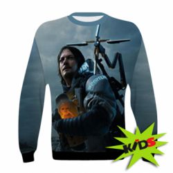 Дитячий 3D світшот Death stranding Sam Porter Bridges - PrintSalon