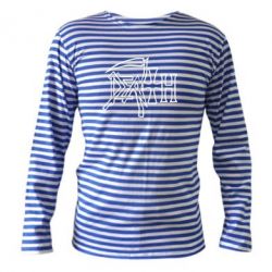 Тельняшка с длинным рукавом death - PrintSalon