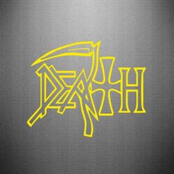 Наклейка death - PrintSalon