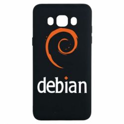 Чехол для Samsung J7 2016 Debian - PrintSalon