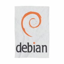 Полотенце с принтом Debian - PrintSalon