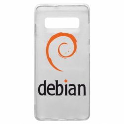 Чехол для Samsung S10+ Debian - PrintSalon