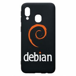 Чехол для Samsung A40 Debian - PrintSalon