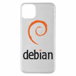 Чехол для iPhone 11 Pro Max Debian - PrintSalon