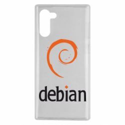 Чехол для Samsung Note 10 Debian - PrintSalon