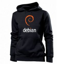 Женское худи Debian - PrintSalon