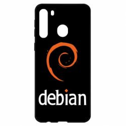 Чехол для Samsung A21 Debian - PrintSalon