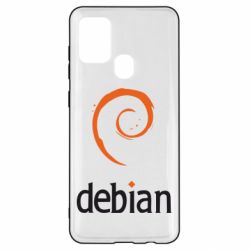 Чехол для Samsung A21s Debian - PrintSalon