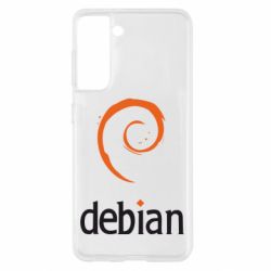 Чехол для Samsung S21 Debian - PrintSalon