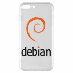 Чехол для iPhone 7 Plus Debian - PrintSalon