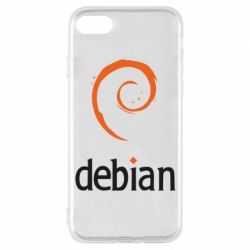 Чехол для iPhone 8 Debian - PrintSalon