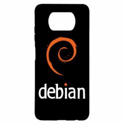 Чехол для Xiaomi Poco X3 Debian - PrintSalon