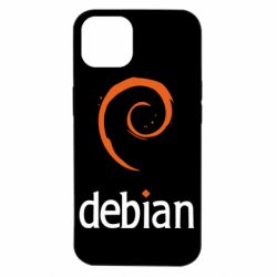Чехол для iPhone 14 Debian - PrintSalon