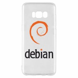 Чехол для Samsung S8 Debian - PrintSalon