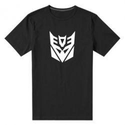 Чоловіча преміум футболка Decepticons logo - PrintSalon