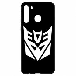 Чехол для Samsung A21 Decepticons logo