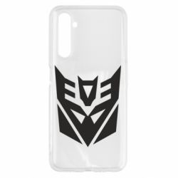 Чехол для Realme 6 Decepticons logo