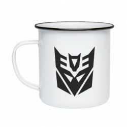 Кружка емальована Decepticons logo - PrintSalon