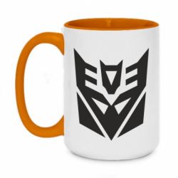 Чашка двокольорова велика Decepticons logo - PrintSalon
