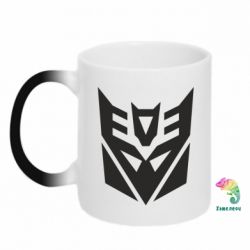 Чашка-хамелеон Decepticons logo - PrintSalon