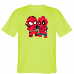 Мужская футболка Stedman Дэдпул и Человек паук - PrintSalon
