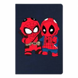 Блокнот с принто Дэдпул и Человек паук - PrintSalon