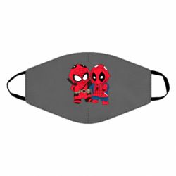 Маска многоразовая Дэдпул и Человек паук - PrintSalon